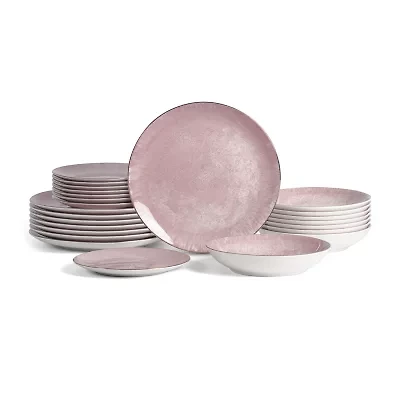 Christian Siriano New York Onyx -pc. Porcelain Dinnerware Set