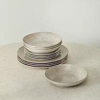 Christian Siriano New York Onyx 12-pc. Porcelain Dinnerware Set