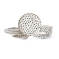 Christian Siriano New York Majestic -pc. Porcelain Dinnerware Set