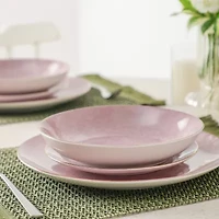 Christian Siriano New York Onyx 12-pc. Porcelain Dinnerware Set