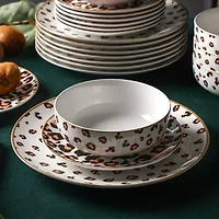 Christian Siriano New York Majestic 24-pc. Porcelain Dinnerware Set