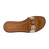 Italian Shoemakers Womens Flat Sandals