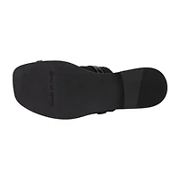 Italian Shoemakers Womens Toe Ring Strap Flat Sandals