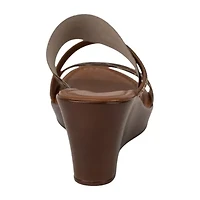 Italian Shoemakers Womens Wedge Sandals