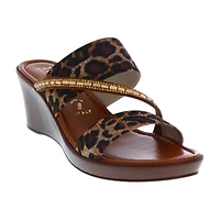 Italian Shoemakers Womens Wedge Sandals