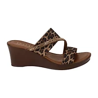 Italian Shoemakers Womens Wedge Sandals