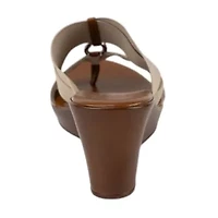 Italian Shoemakers Womens Wedge Sandals