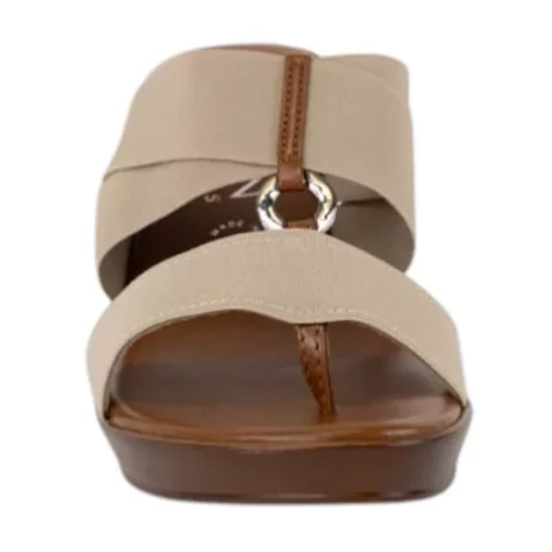 Italian Shoemakers Womens Wedge Sandals