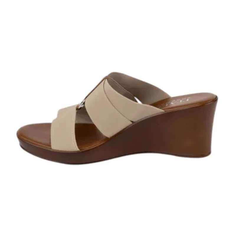 Italian Shoemakers Womens Wedge Sandals