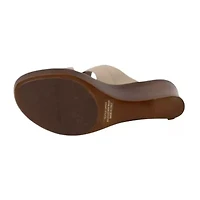 Italian Shoemakers Womens Wedge Sandals