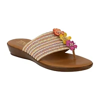 Italian Shoemakers Womens Klaire Wedge Sandals