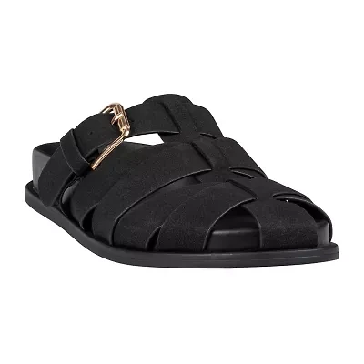 GC Shoes Womens Lovely Buckled Fisherman Flat Sandals