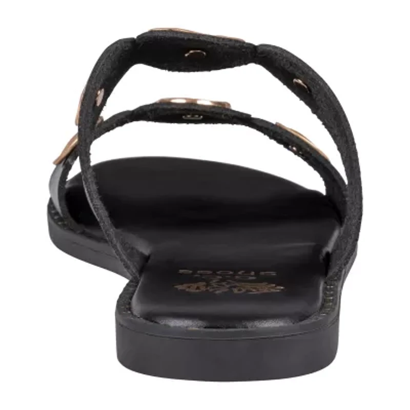 GC Shoes Womens Nolah Multi-Disc Accent Flat Sandals