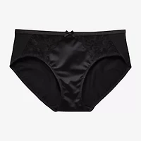 Ambrielle Tulip Lace Shine Hipster Panty