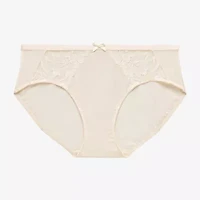 Ambrielle Tulip Lace Shine Hipster Panty