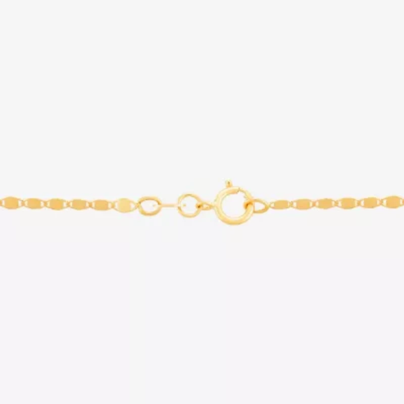 Gold Addiction Womens 10K Gold 18 Inch Chain Necklace