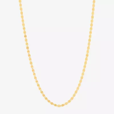 Gold Addiction Womens 10K Gold 18 Inch Chain Necklace