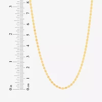 Gold Addiction Womens 10K Gold 18 Inch Chain Necklace