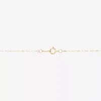 Gold Addiction Lariat Style Womens 14K Gold 18 Inch Y Necklace