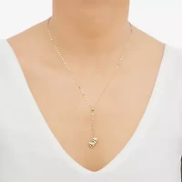 Gold Addiction Lariat Style Womens 14K Gold 18 Inch Y Necklace