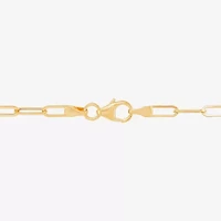 Gold Addiction Lariat Style Womens 10K Gold 18 Inch Y Necklace