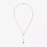 Gold Addiction Lariat Style Womens 10K Gold 18 Inch Y Necklace