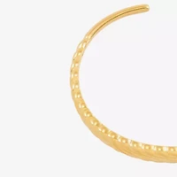 Silver Addiction Womens 14K Gold Over Silver Cuff Bracelet