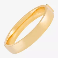 Silver Addiction Womens 14K Gold Over Silver Bangle Bracelet