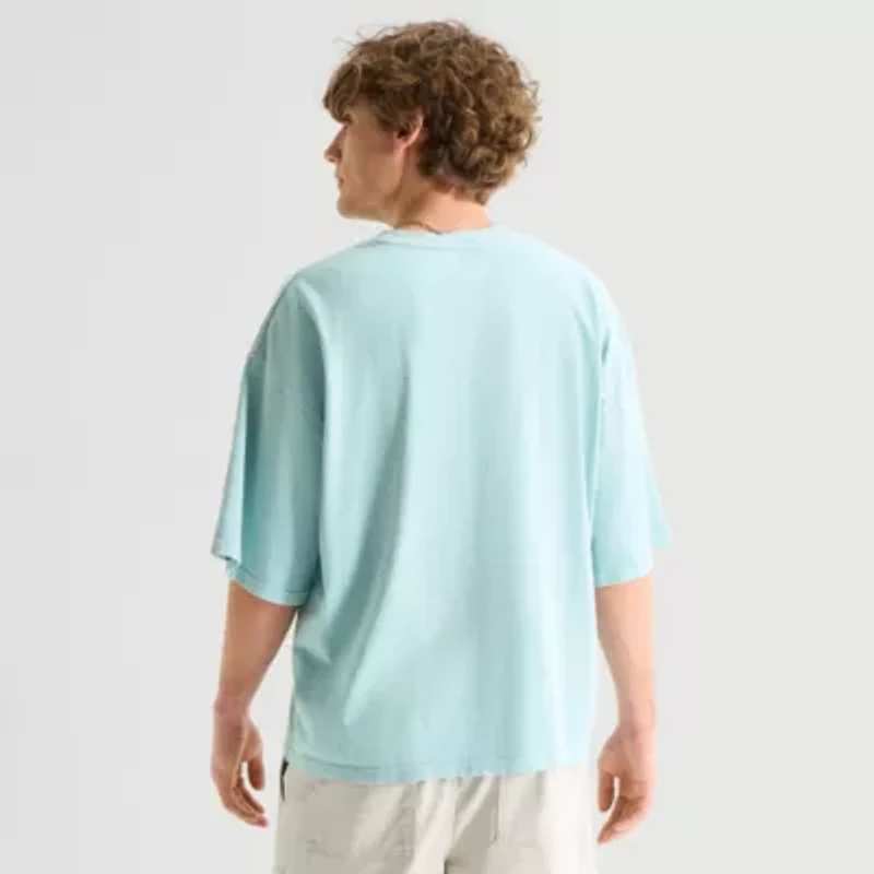 Arizona Oversized Boxy Fit Mens Crew Neck Short Sleeve T-Shirt