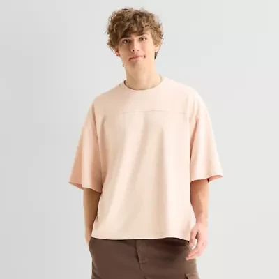 Arizona Oversized Boxy Fit Mens Crew Neck Short Sleeve T-Shirt