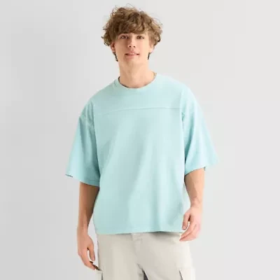 Arizona Oversized Boxy Fit Mens Crew Neck Short Sleeve T-Shirt