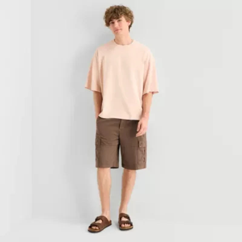 Arizona Oversized Boxy Fit Mens Crew Neck Short Sleeve T-Shirt