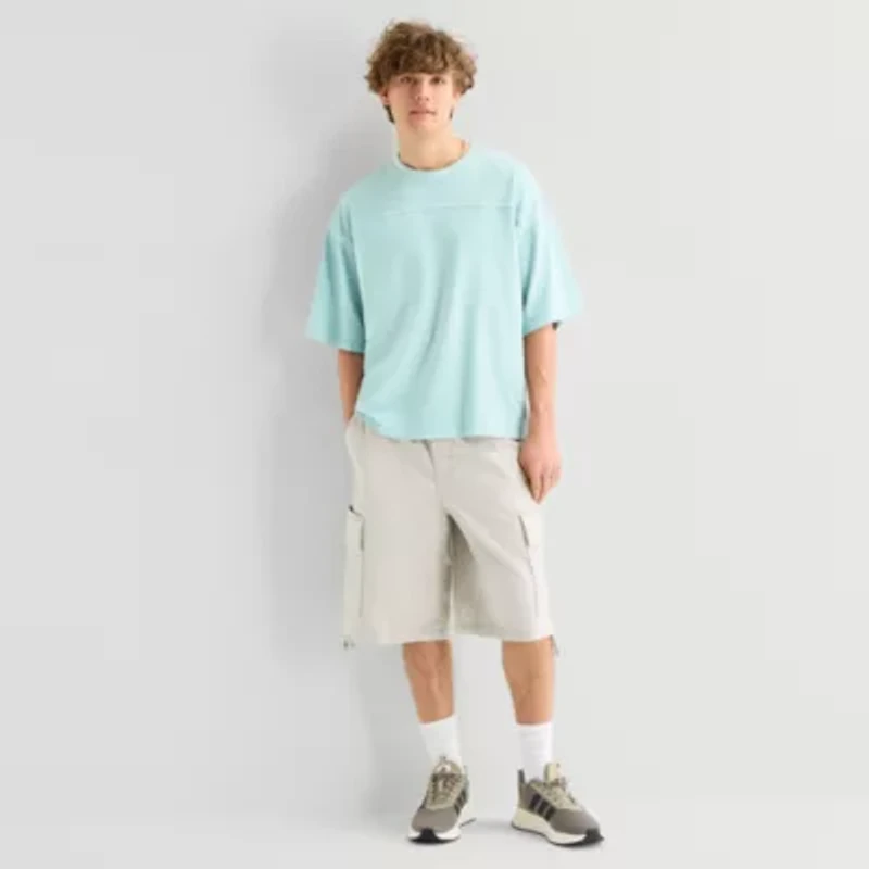 Arizona Oversized Boxy Fit Mens Crew Neck Short Sleeve T-Shirt
