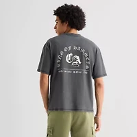 Arizona Mens Crew Neck Short Sleeve Boxy Fit Graphic T-Shirt