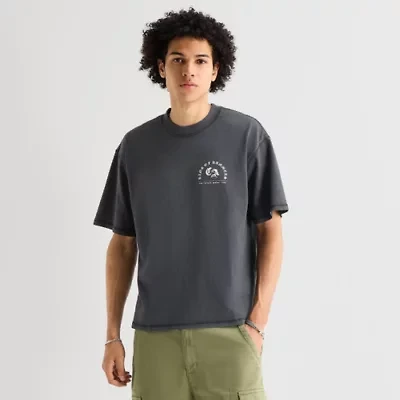 Arizona Mens Crew Neck Short Sleeve Boxy Fit Graphic T-Shirt