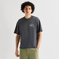 Arizona Mens Crew Neck Short Sleeve Boxy Fit Graphic T-Shirt