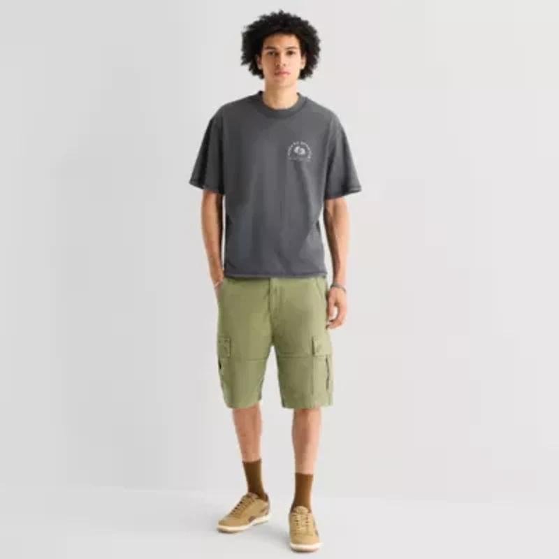 Arizona Mens Crew Neck Short Sleeve Boxy Fit Graphic T-Shirt