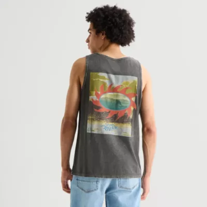 Arizona Mens Crew Neck Sleeveless Tank Top