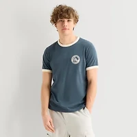 Arizona Slim Fit Mens Crew Neck Short Sleeve Graphic T-Shirt