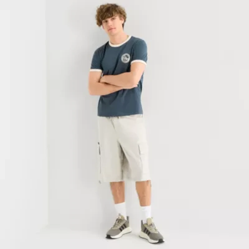 Arizona Slim Fit Mens Crew Neck Short Sleeve Graphic T-Shirt