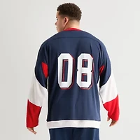 Xersion Mens Y Neck Long Sleeve Moisture Wicking Big and Tall Jersey