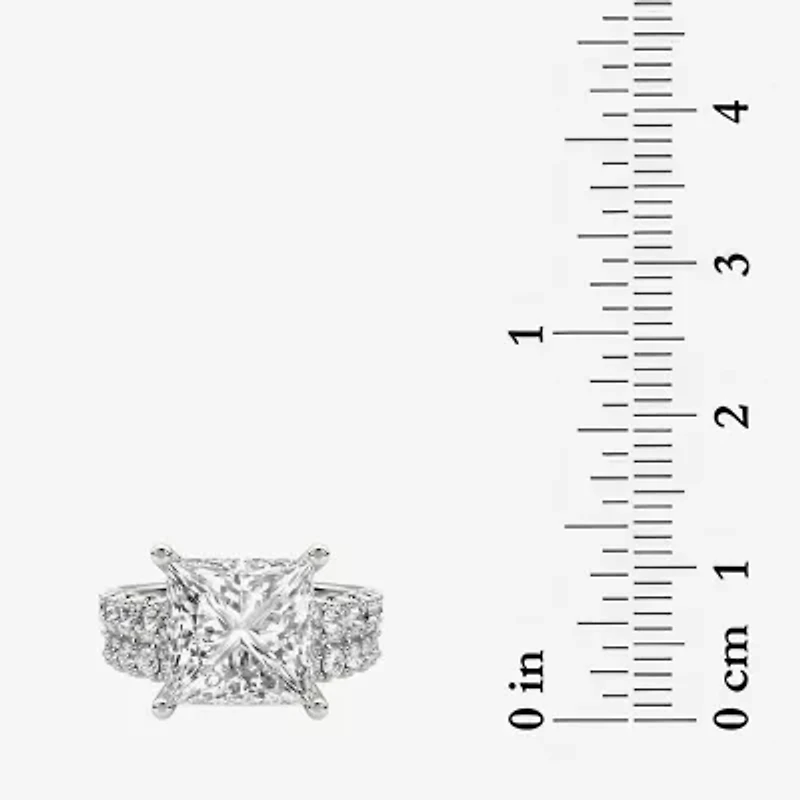 Grown Gorgeous (F / Vs2) Womens 7 1/5 Ct. T.W. Lab White Diamond 14K Gold Side Stone Bridal Set