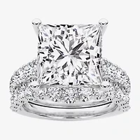 Grown Gorgeous (F / Vs2) Womens 5/ Ct. T.W. Lab White Diamond 14K Gold Side Stone Bridal Set