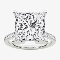 Grown Gorgeous (F / Vs2) Womens 6 CT. T.W. Lab White Diamond 14K Gold Side Stone Engagement Ring