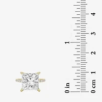 Grown Gorgeous (F / Vs2) Womens 7 Ct.T.W. Lab Grown White Diamond 14K Gold Side Stone Engagement Ring