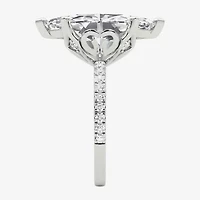 Grown Gorgeous (F / Vs2) Womens 7 Ct.T.W. Lab White Diamond 14K Gold Marquise Side Stone Engagement Ring