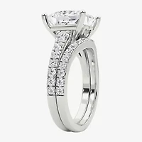 Grown Gorgeous ( F / Vs2 ) Womens 5 3/8 Ct. T.W. Lab White Diamond 14K Gold Side Stone Bridal Set