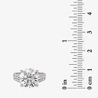 Grown Gorgeous ( F / Vs2 ) Womens 5 3/8 Ct. T.W. Lab White Diamond 14K Gold Round Side Stone Bridal Set