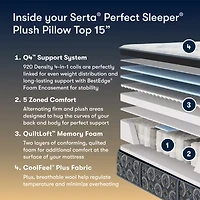 The Serta Perfect Sleeper Autumndale 15" Plush Pillow Top - Mattress Only