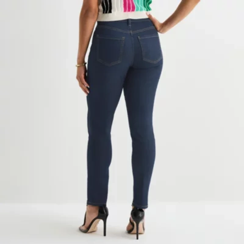 Bold Elements Womens High Rise Slim Leg Jean